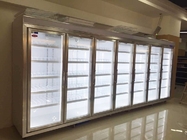 Chambre froide d'affichage en verre de congélateur de réfrigérateur, salle commerciale de congélateur 380V/50Hz